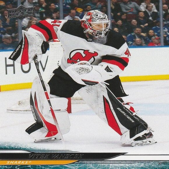 Vitek Vanecek Hockey Card Collection - 2 Card Set - Picture 2 of 5